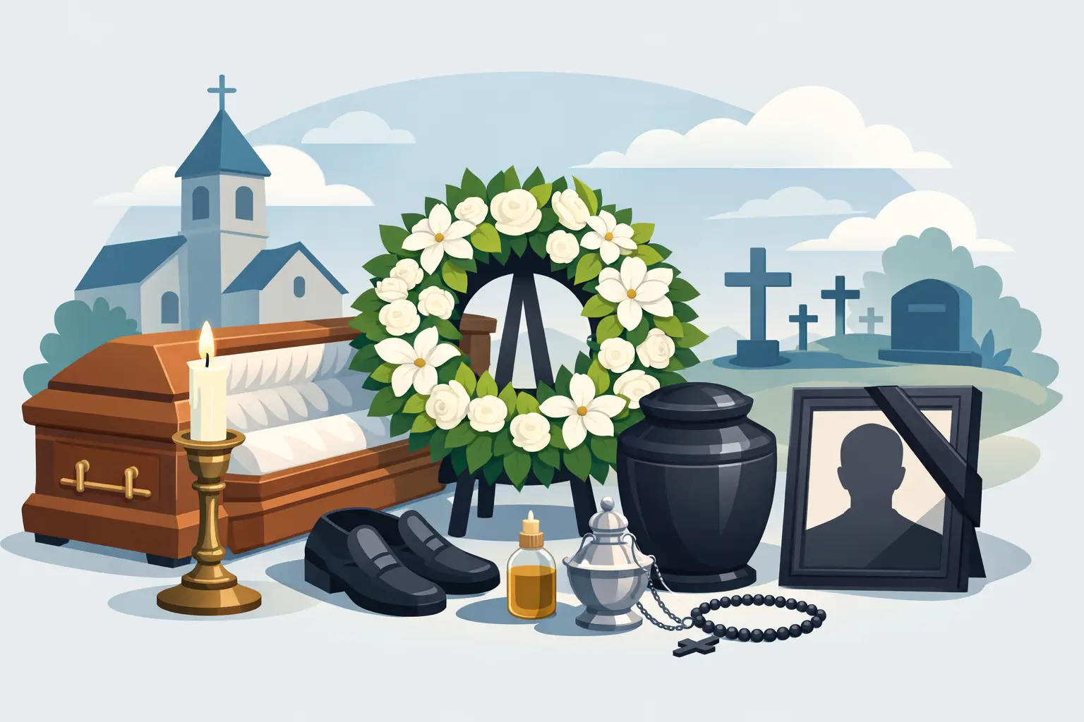 Komplet za opelo - šta sadrži i kako se bira