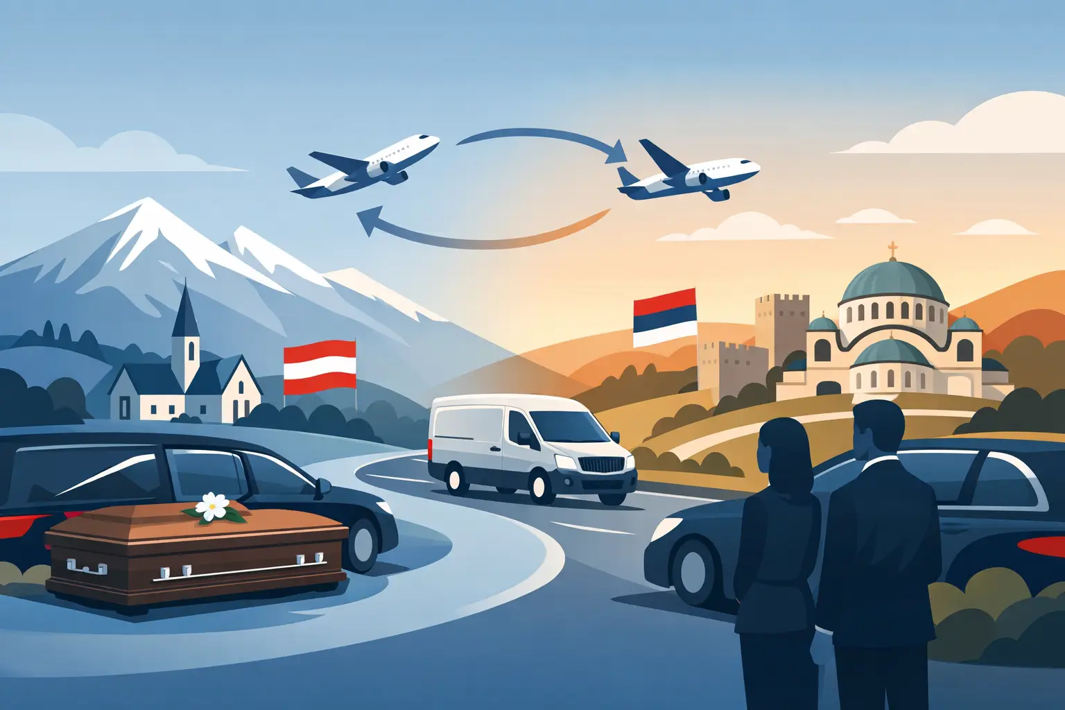Vodič za prevoz pokojnika iz Austrije u Srbiju